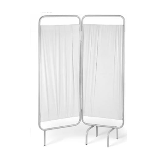 BIOMBO DE DOS CUERPOS CON CORTINAS